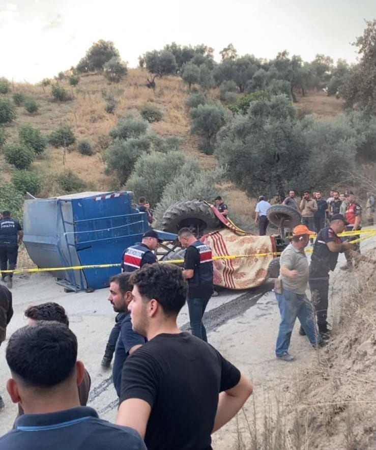 Köşk’te seyyar pide fırını taşıyan traktör devrildi: 1 ölü, 1 yaralı