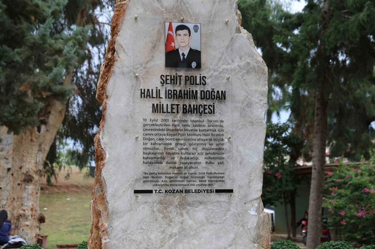 50 polisin hayatını kurtaran şehit polisin adı Kozan’da yaşatılacak