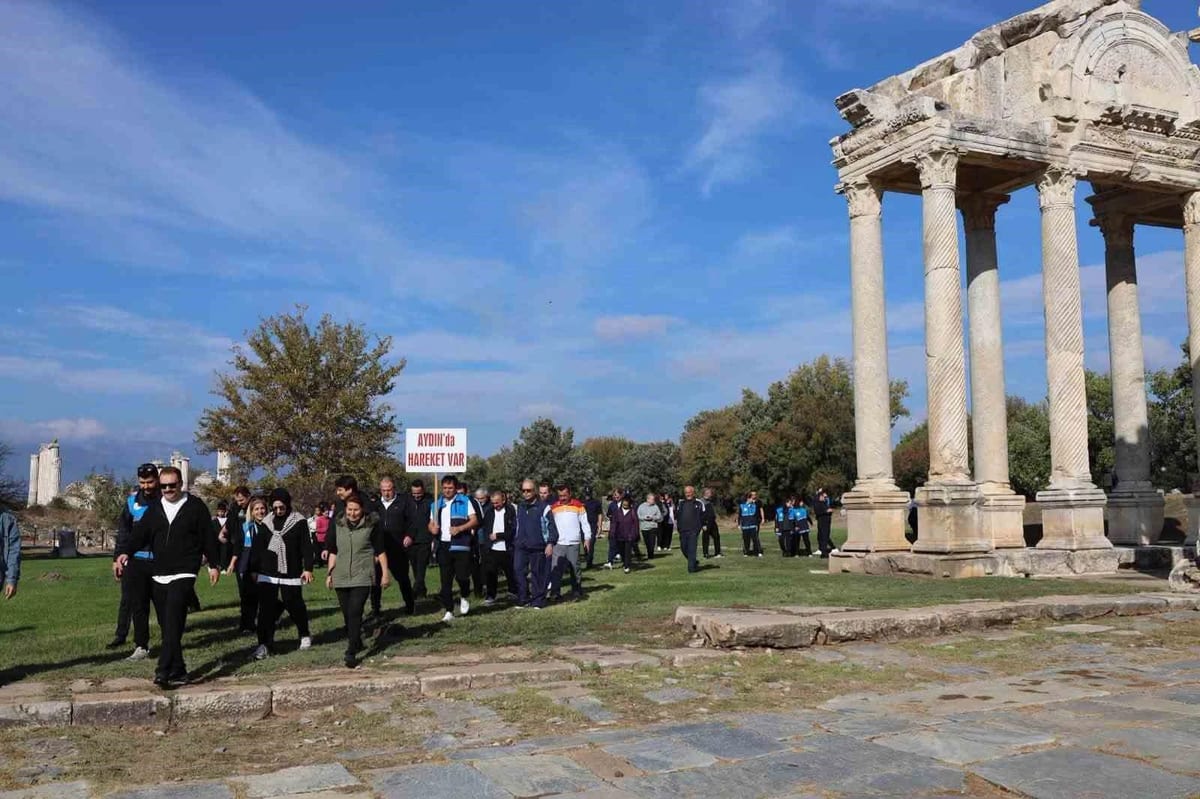 Afrodisias’ta sağlıklı yaşam için adımlar atıldı