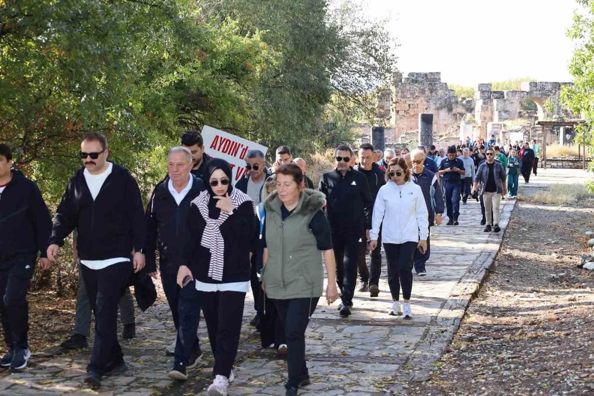 Afrodisias’ta sağlıklı yaşam için adımlar atıldı