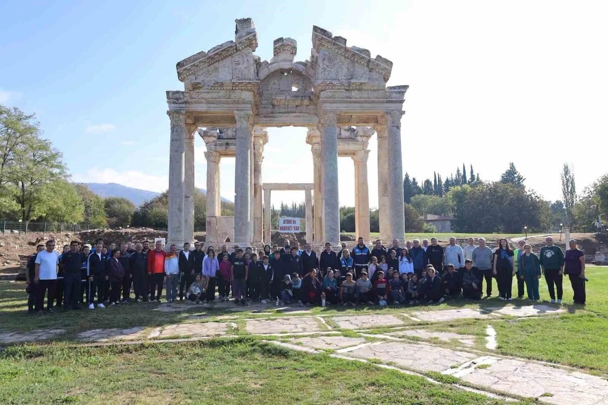 Afrodisias’ta sağlıklı yaşam için adımlar atıldı