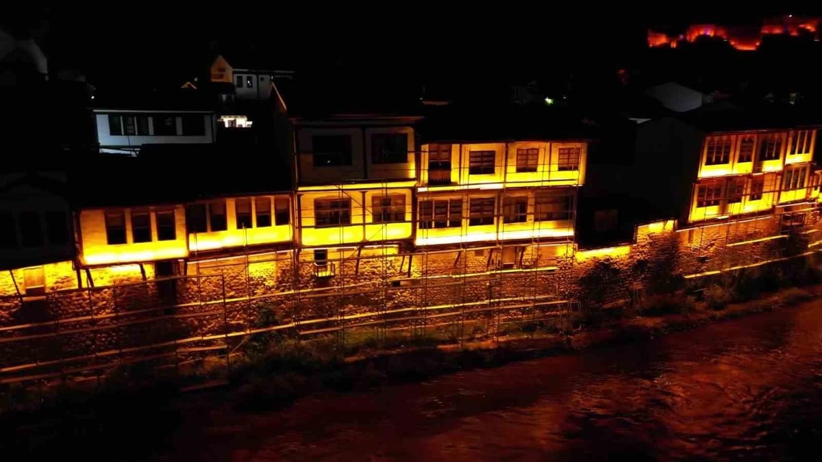 Amasya’nın dünya mirasının ışık sistemi yenilendi: "Rüya şehir"