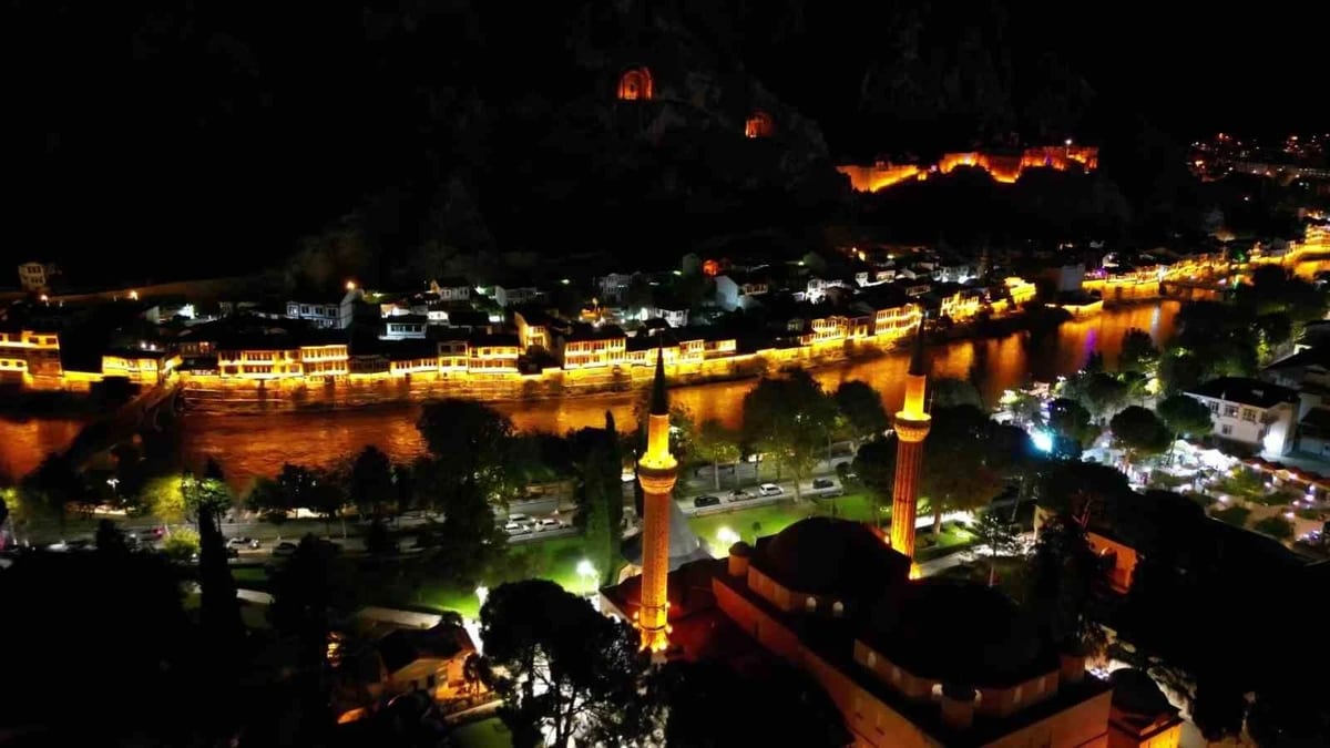 Amasya’nın dünya mirasının ışık sistemi yenilendi: "Rüya şehir"