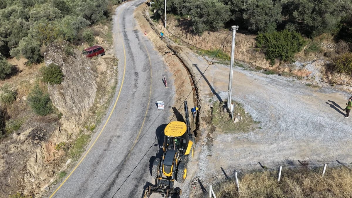 ASKİ, Sultanhisar Güvendik’te 2,5 milyon liralık kaynak suyu hattını yeniliyor