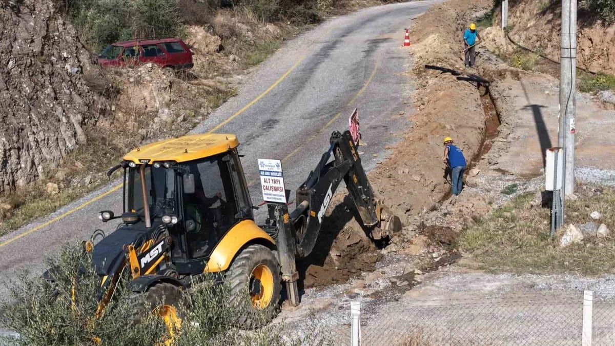 ASKİ, Sultanhisar Güvendik’te 2,5 milyon liralık kaynak suyu hattını yeniliyor