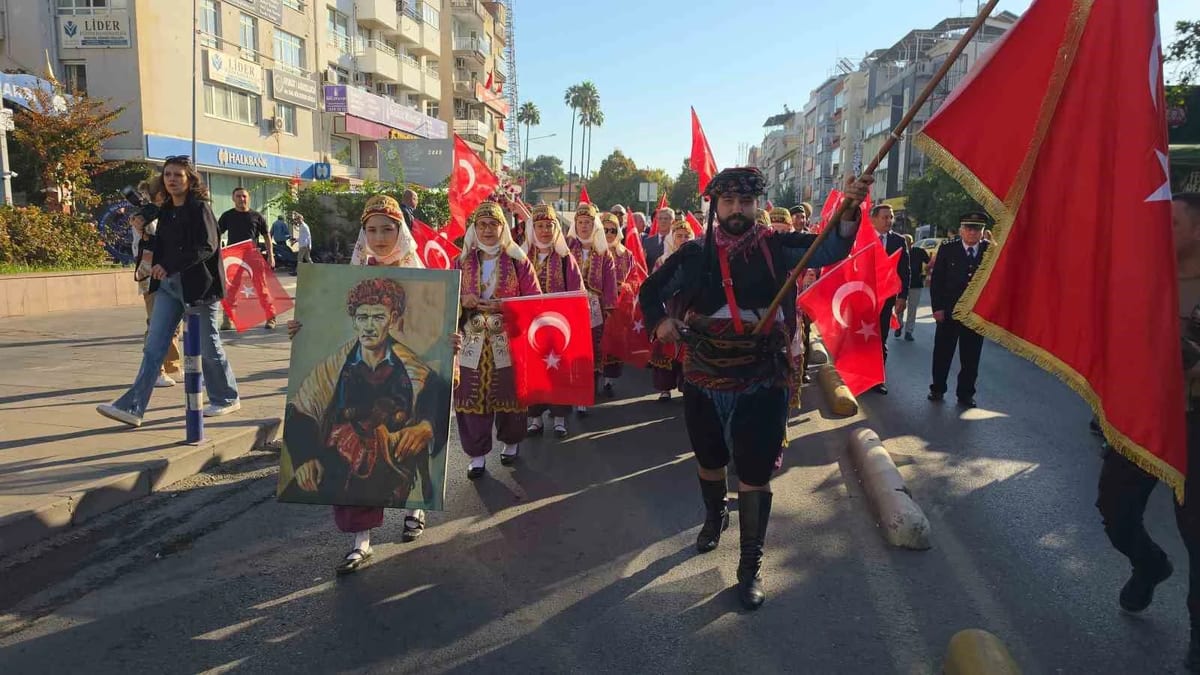 Atatürk’ün Nazilli’ye gelişinin 89. yıldönümü kutlandı