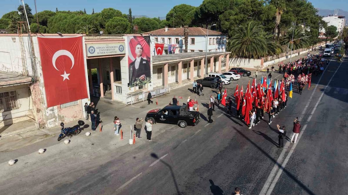 Atatürk’ün Nazilli’ye gelişinin 89. yıldönümü kutlandı