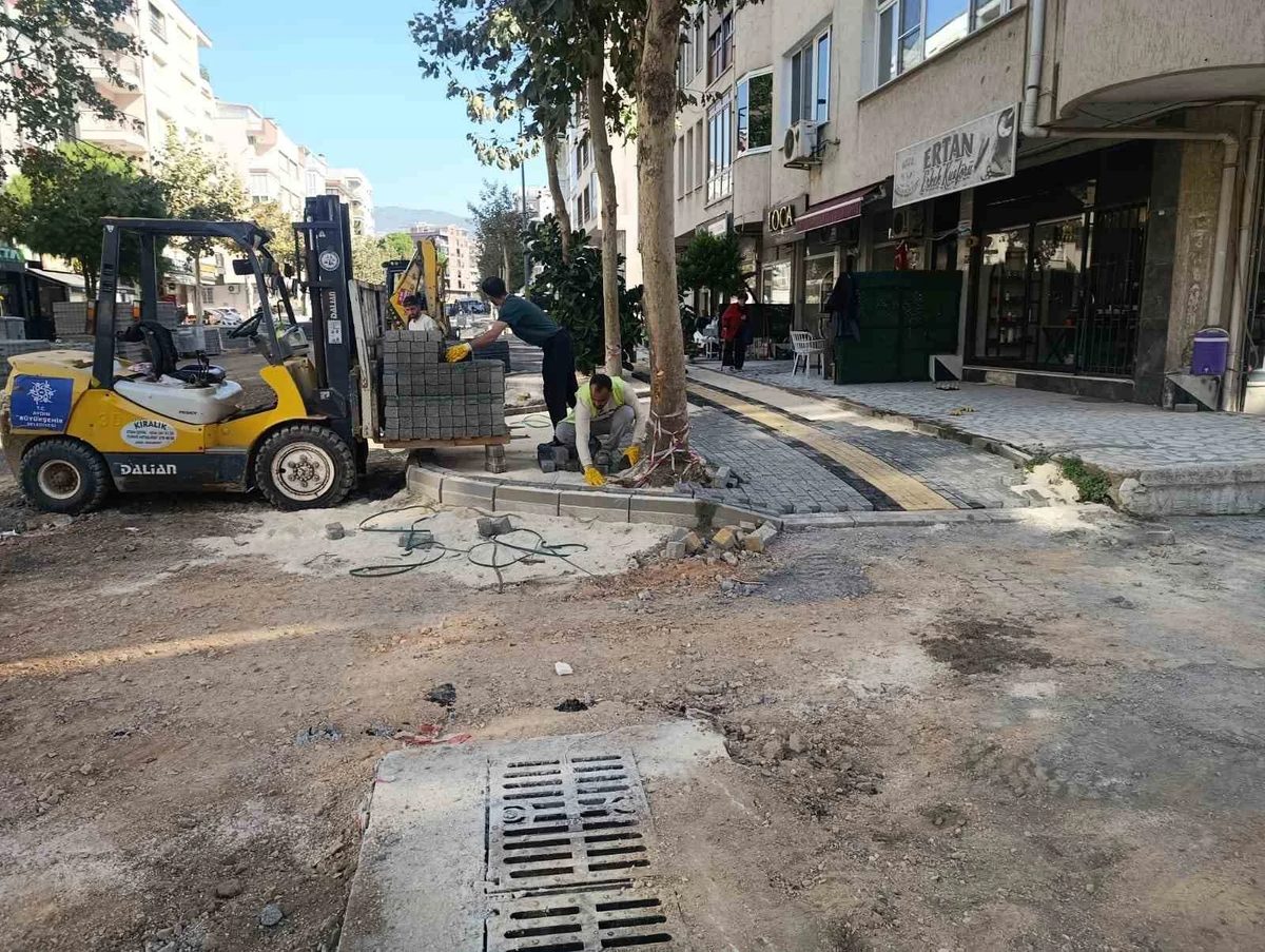 Aydın Büyükşehir 17 ilçede eş zamanlı yol çalışmalarını sürdürüyor