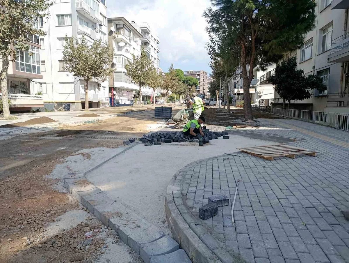 Aydın Büyükşehir 17 ilçede eş zamanlı yol çalışmalarını sürdürüyor