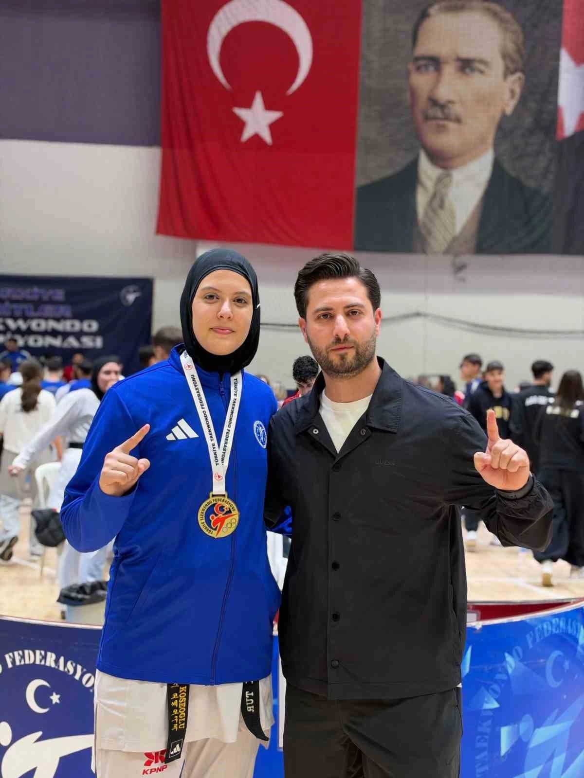 Aydın Büyükşehir Belediyespor sporcusu Köseoğlu, Türkiye şampiyonu oldu