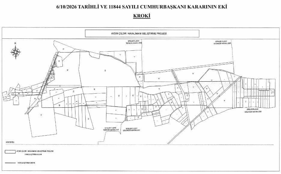 Aydın Çıldır Havalimanı için acele kamulaştırma kararı