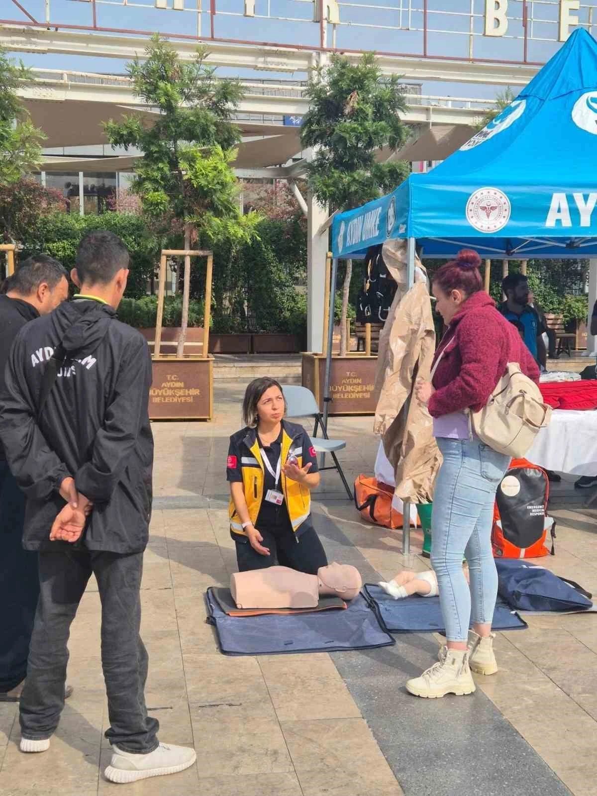 Aydın’da afet çantası ve deprem önlemleri anlatıldı