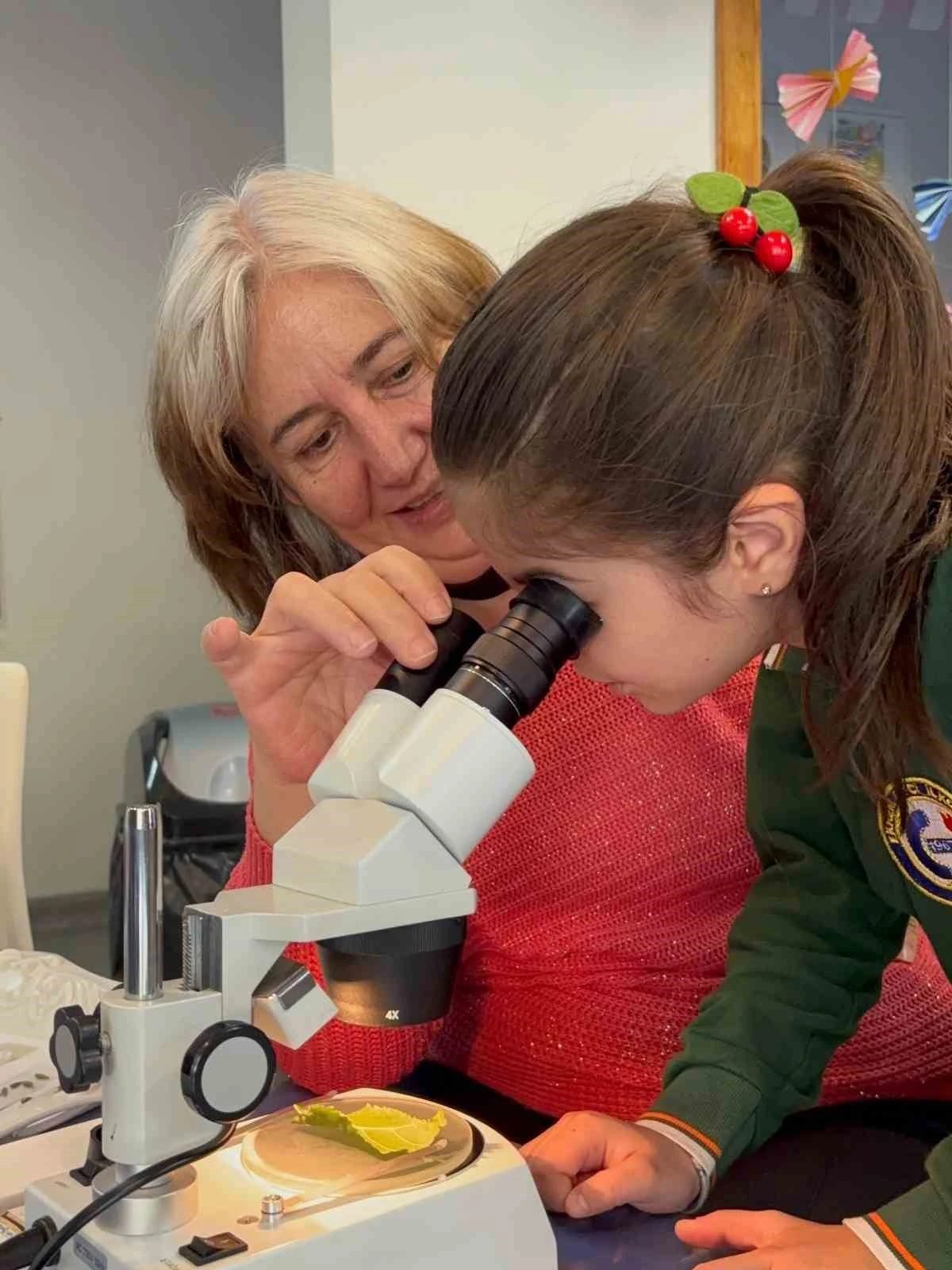 Aydın’da çocuklar mikroskopla keşfe çıktı