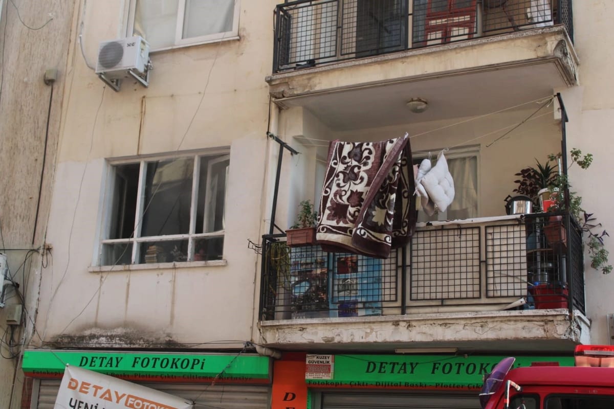 Aydın’da ev yangını