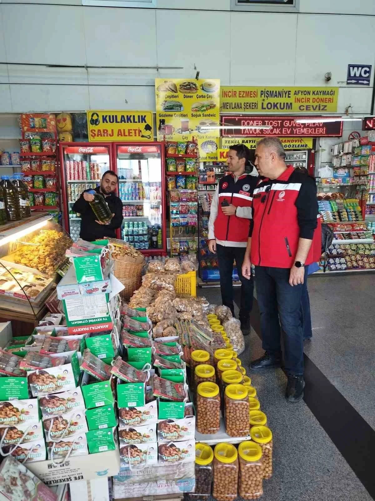 Aydın'da gıda denetimi: Menü kalorileri ve son tüketim tarihleri incelendi