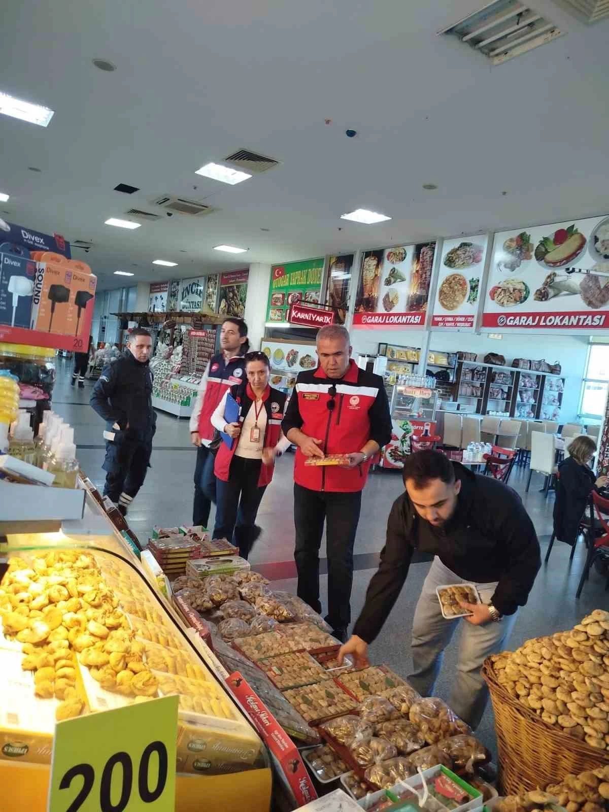 Aydın'da gıda denetimi: Menü kalorileri ve son tüketim tarihleri incelendi