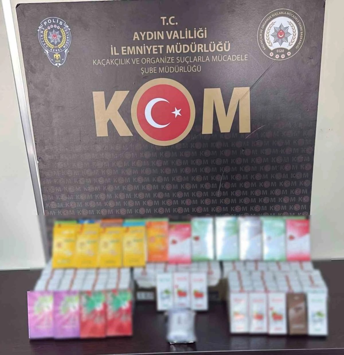 Aydın’da kaçak sigara ve puro ele geçirildi, 3 şüpheli hakkında işlem yapıldı