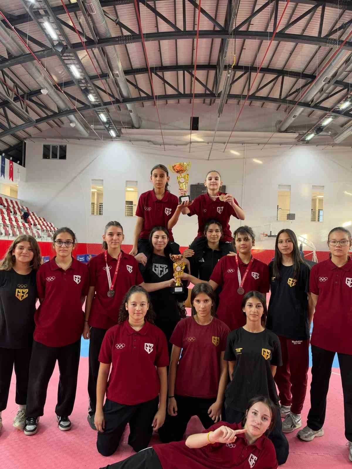 Aydın ekibi 8 madalyayla taekwondo kupasında genel klasman şampiyonu oldu
