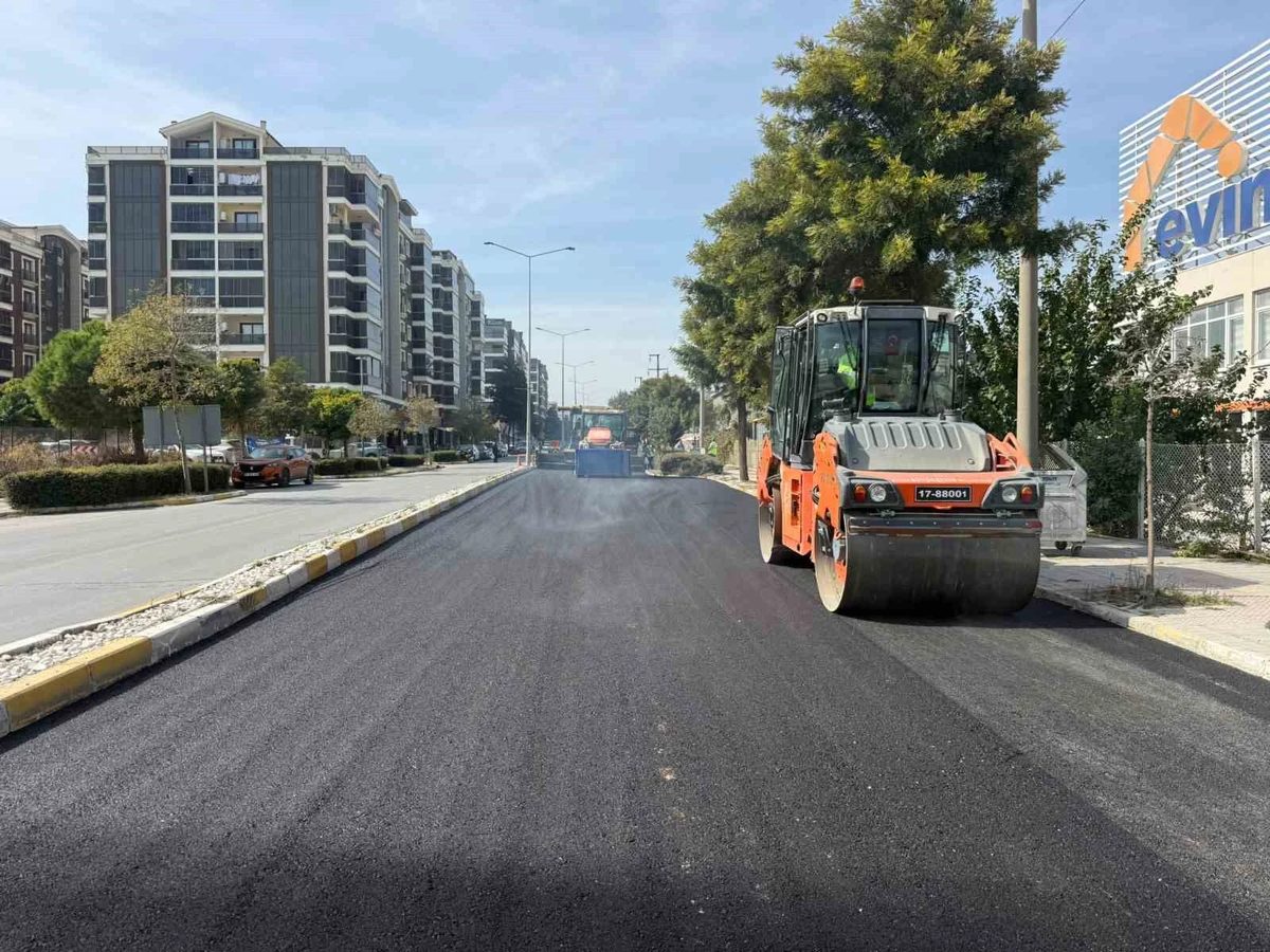Aydın’ın 17 ilçesinde yol çalışmaları eş zamanlı sürüyor