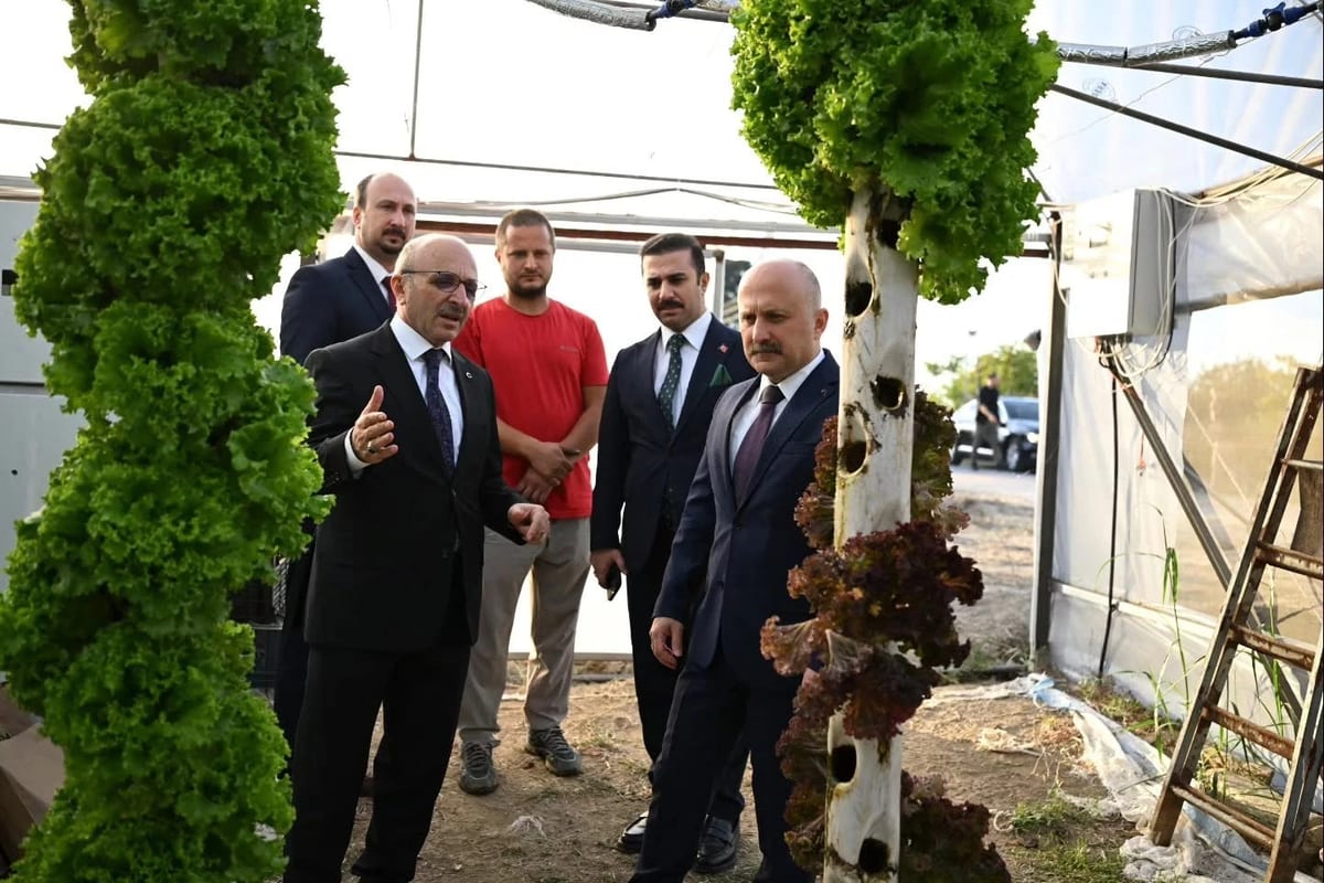 Aydın Valisi Varol, ADÜ Ziraat Fakültesi’nin uygulama alanlarını inceledi