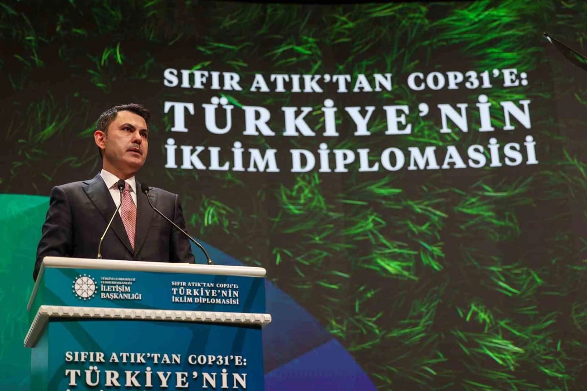 Bakan Kurum: "Ülkemizin barışçıl diplomasisi COP31’e ilham olacak"