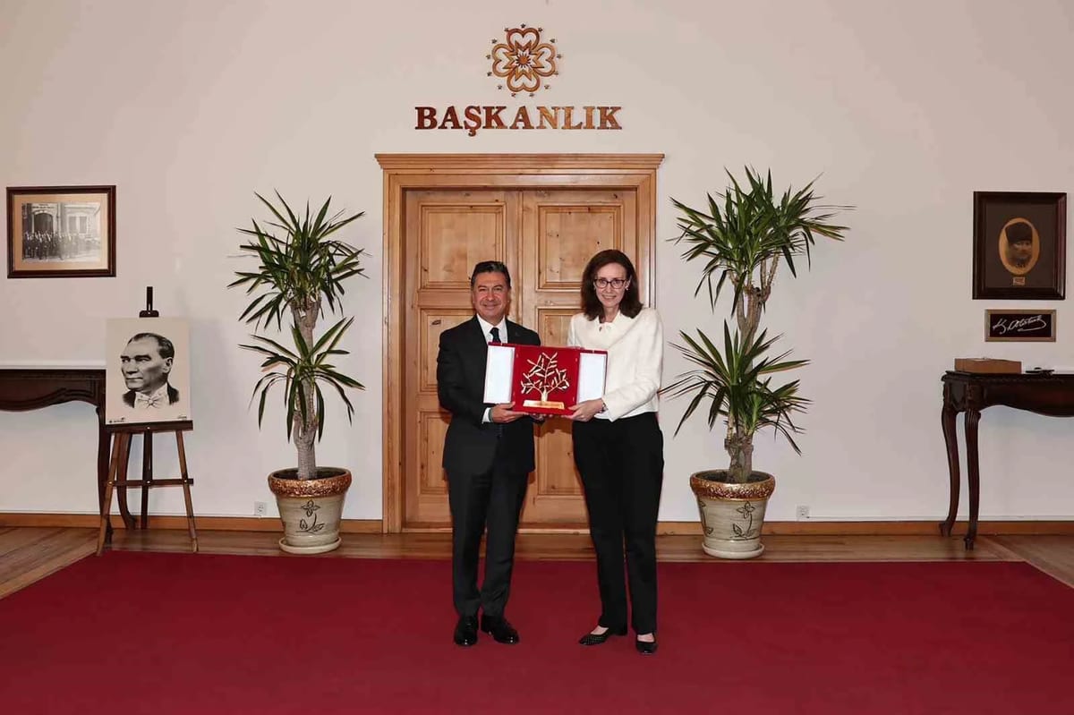 Başkan Aras, Birleşik Krallık Büyükelçisi Jennifer Anderson’ı ağırladı
