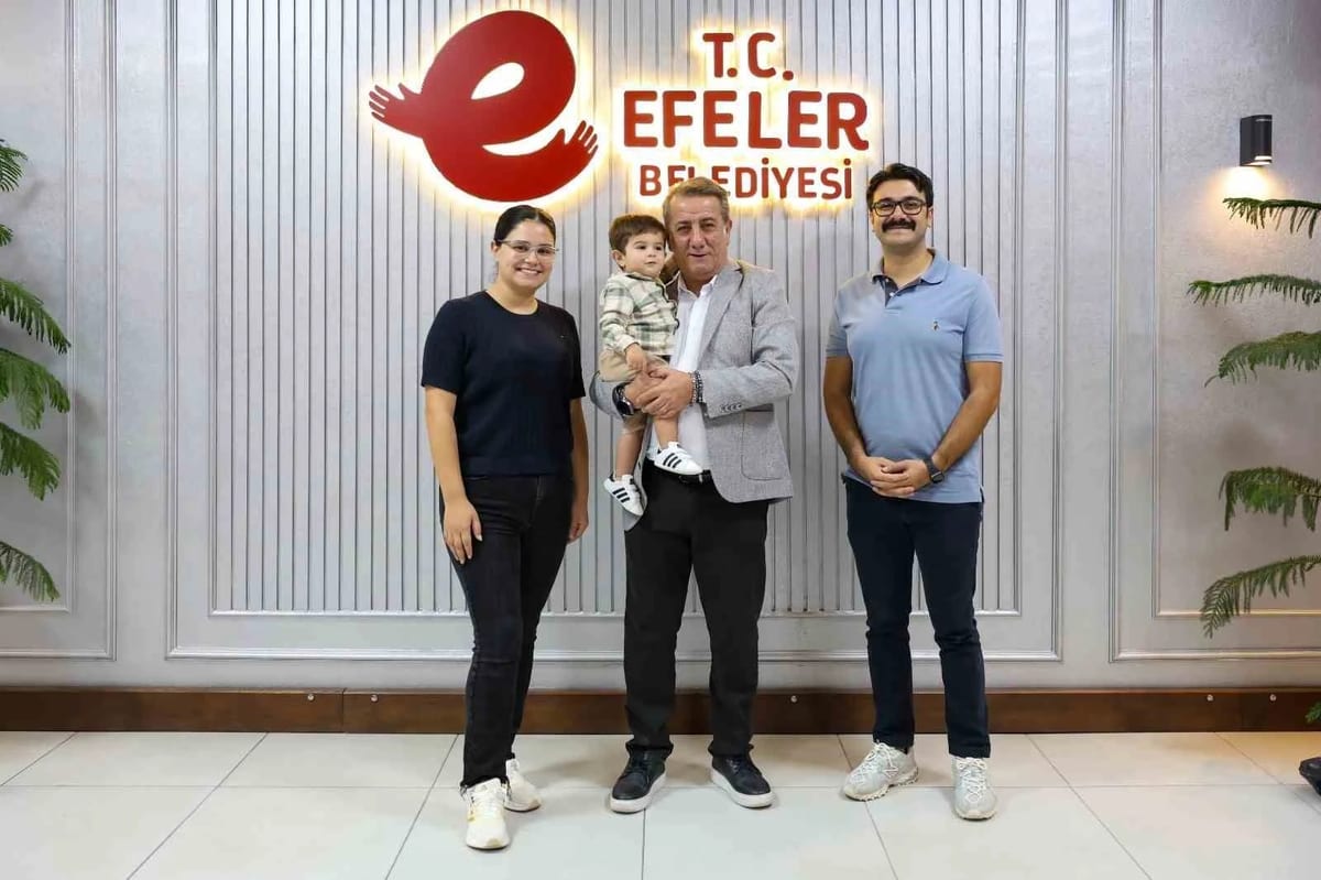 Başkan Yetişkin, sağlığına kavuşan minik Teoman’ı ağırladı
