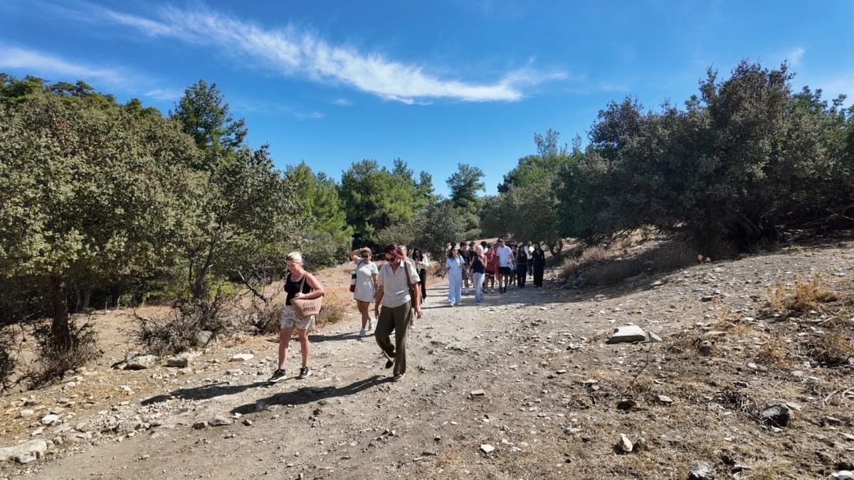Bodrum’da öğrenciler Pedasa Antik Kenti’nde tarih ve doğayla buluştu