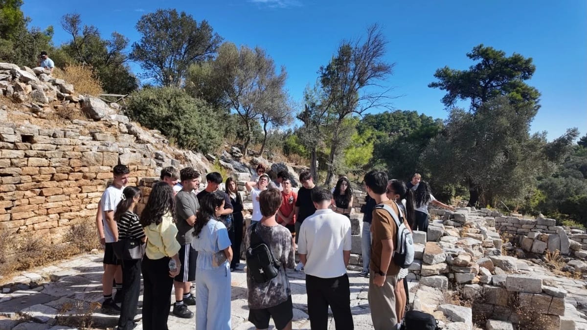 Bodrum’da öğrenciler Pedasa Antik Kenti’nde tarih ve doğayla buluştu