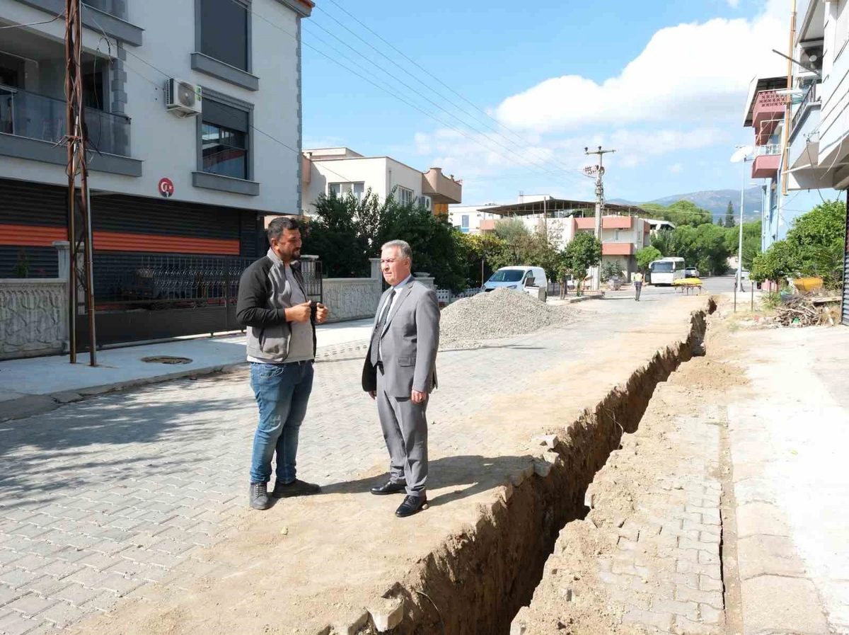 Buharkent’te Menderes Mahallesi doğal gaza kavuşuyor