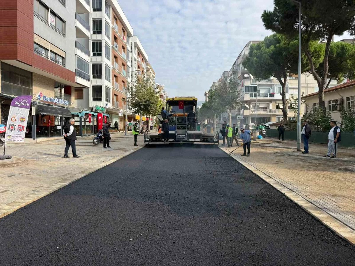 Büyükşehir Belediyesi ilçelerde eş zamanlı ulaşım yatırımlarını sürdürüyor