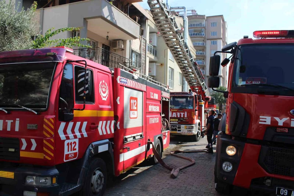 Çatı katı yangını korkuttu