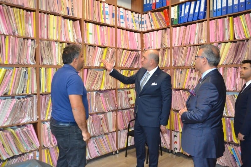 Çine Adliyesi’nde incelemelerde bulundular