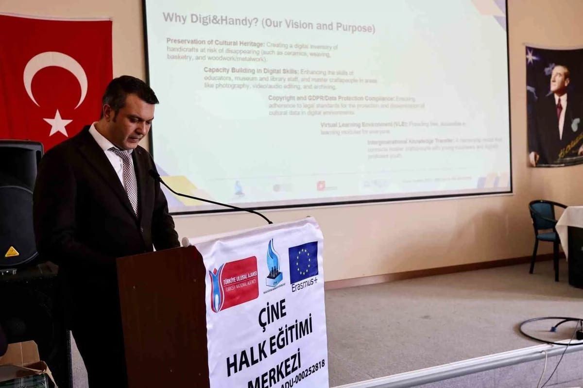 Çine'de el sanatlarını dijital ortama aktaran DIGI&HANDY projesi tanıtıldı