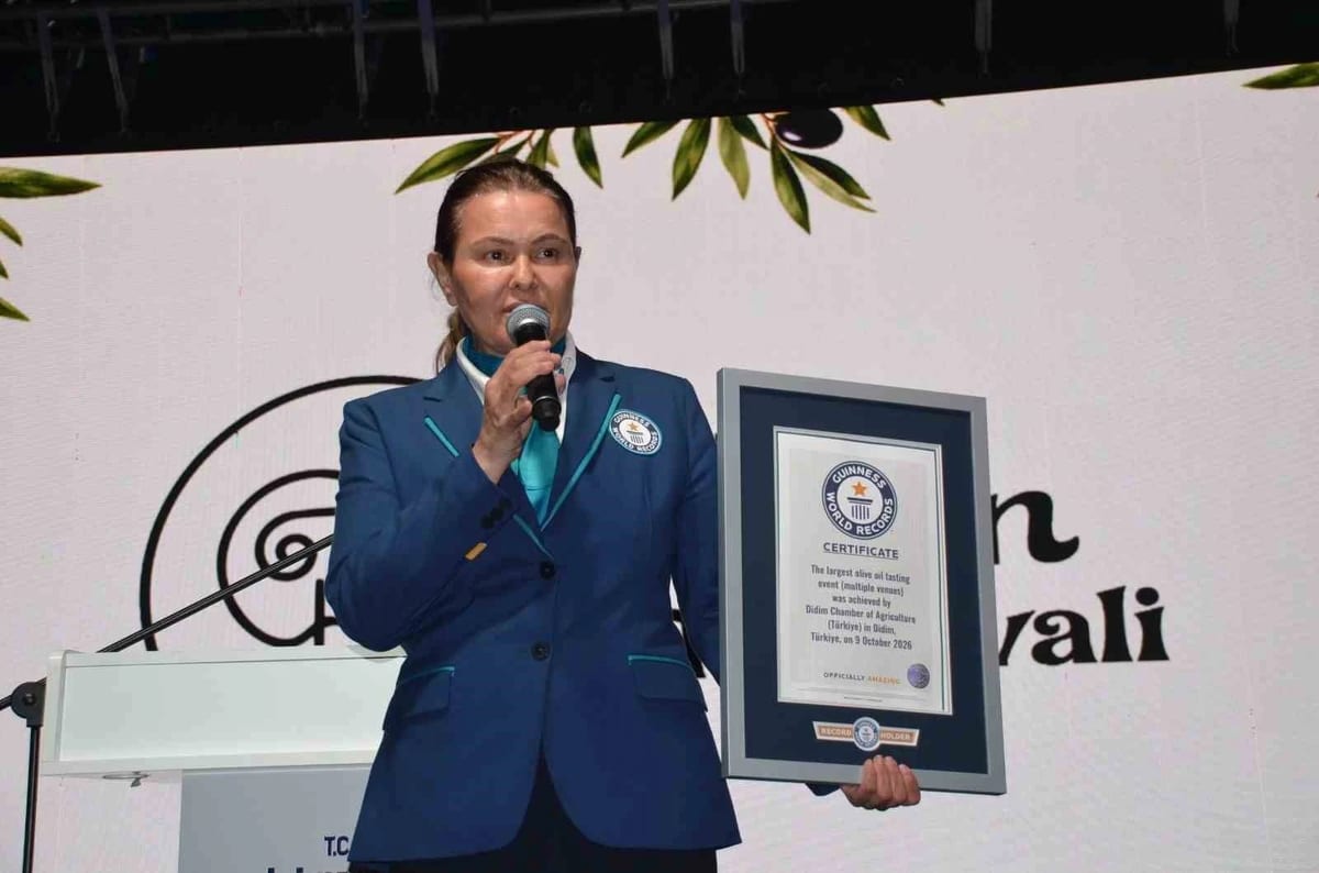 Didim’de zeytinyağıyla ’Guinness Rekor’ denemesi kırıldı