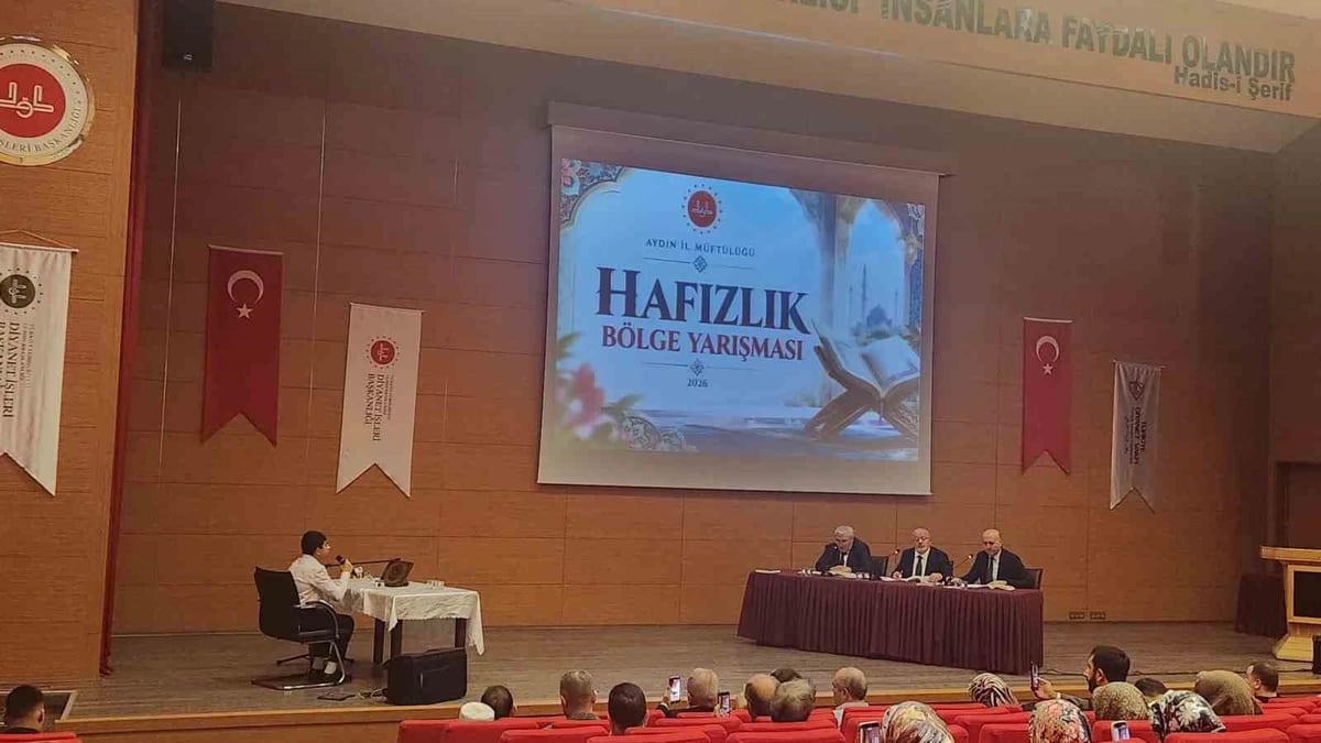 Hafızlık bölge yarışmasının birincileri Aydın’da belli oldu