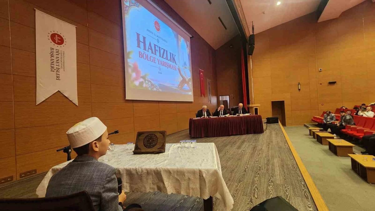 Hafızlık bölge yarışmasının birincileri Aydın’da belli oldu