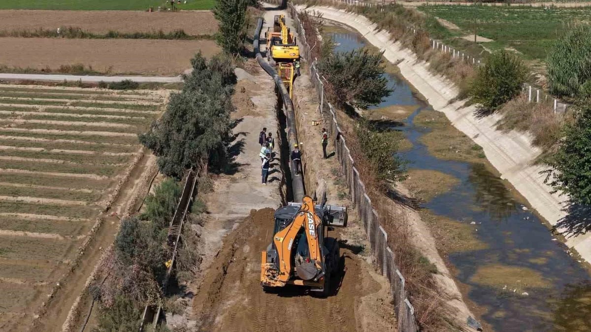 İncirliova Sandıklı’da ASKİ’nin 1,3 milyar liralık altyapı projesi sürüyor
