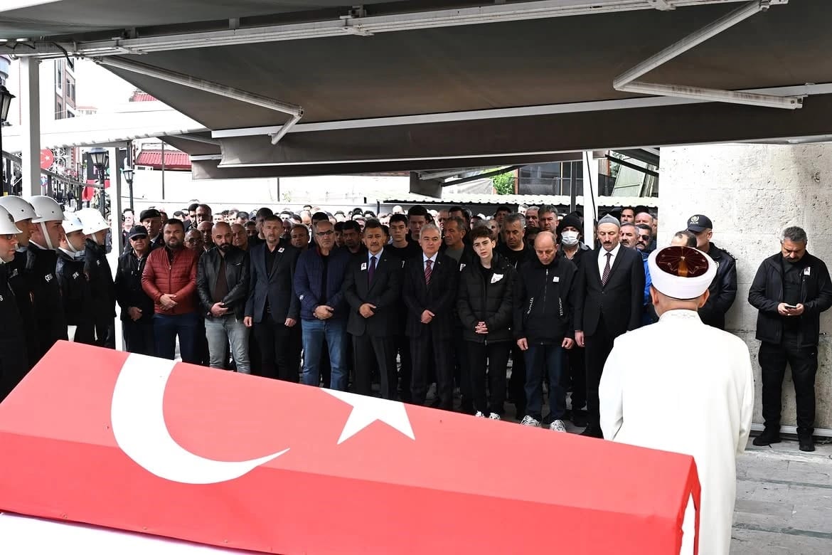 Kırklareli Emniyet Müdürlüğü personeli Mete Kapancı son yolculuğuna uğurlandı