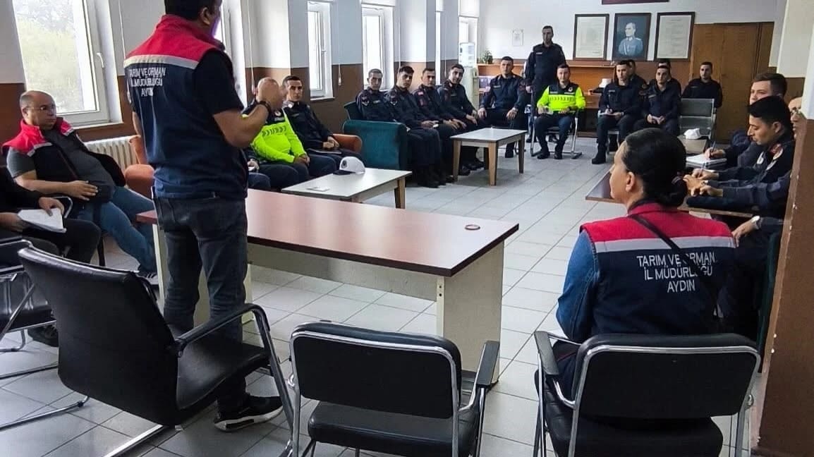 Köşk’te taklit ve tağşiş ürünlerle mücadele için jandarmaya eğitim