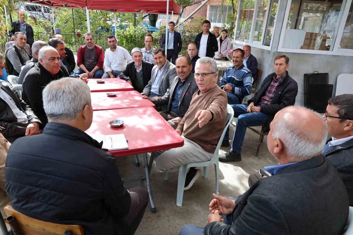 Nazilli Belediye Başkanı Tetik, kestane üreticilerinin sorunlarını dinledi