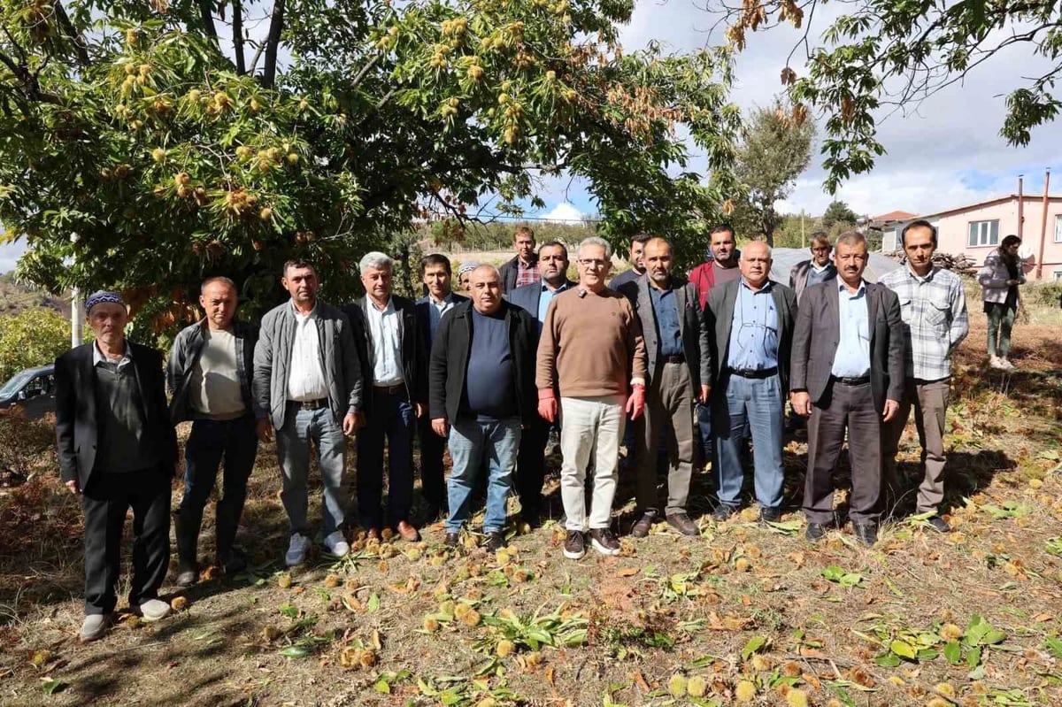 Nazilli Belediye Başkanı Tetik, kestane üreticilerinin sorunlarını dinledi