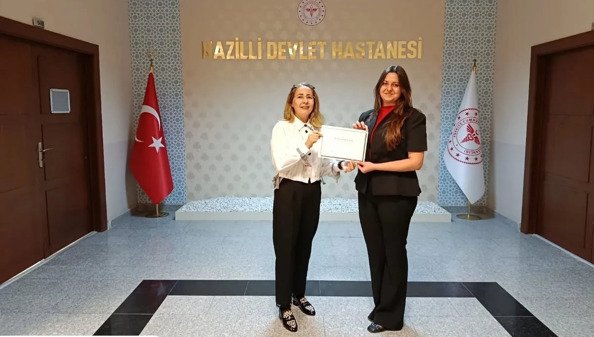 Nazilli’de acil bakım hemşireleri sertifikalarını aldı