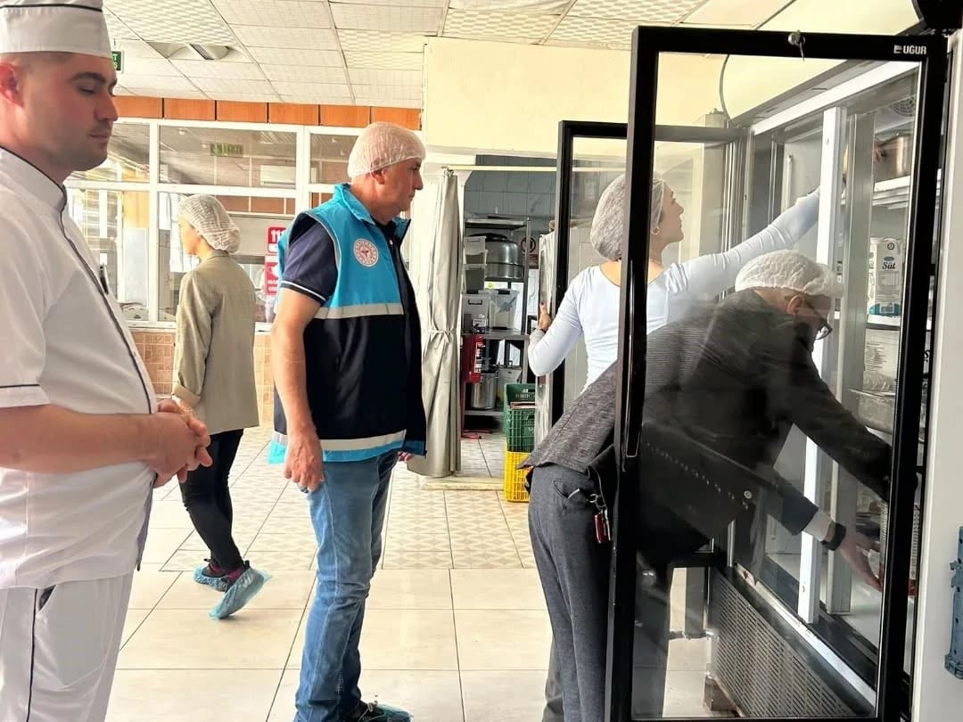 Nazilli’de yemekhaneli kurumlar Tarım ve Sağlık ekiplerince denetlendi