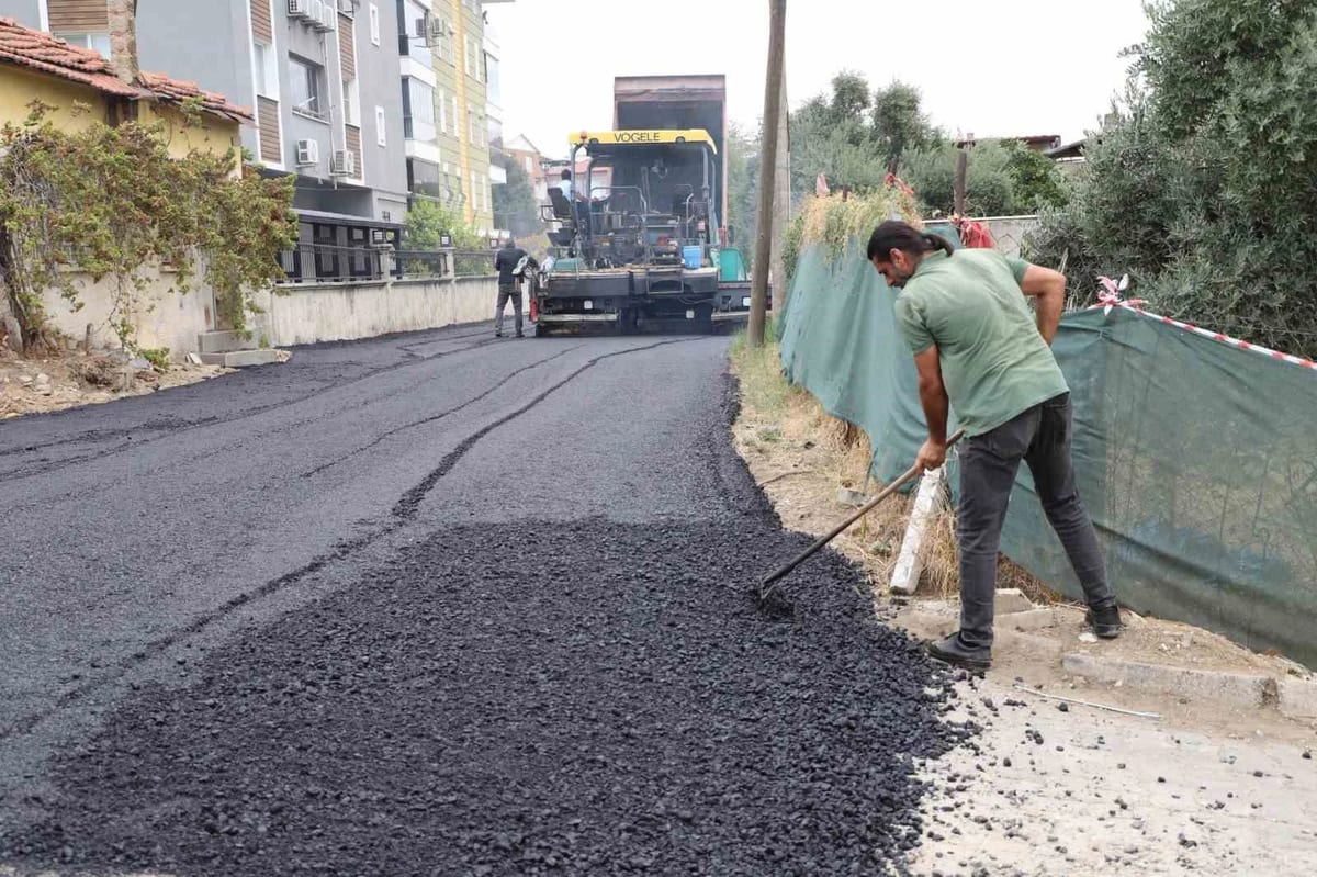 Nazilli Zafer Mahallesi’nde asfalt çalışmaları başladı