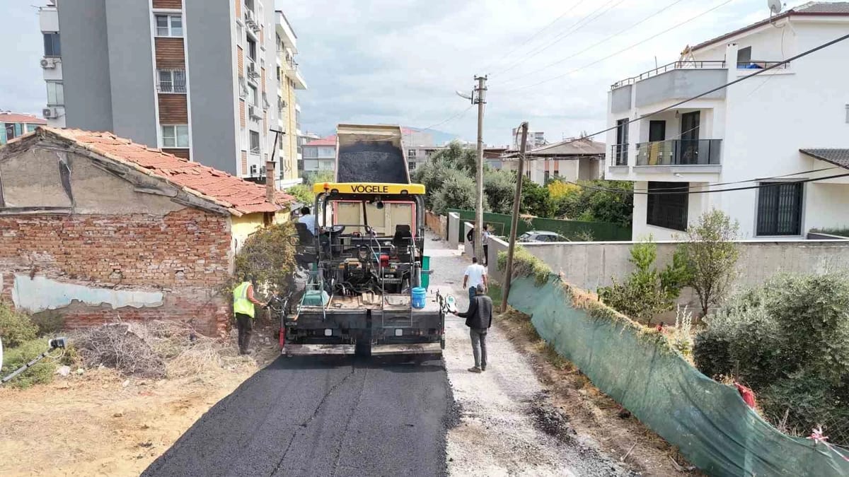 Nazilli Zafer Mahallesi’nde asfalt çalışmaları başladı