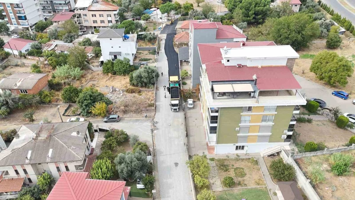 Nazilli Zafer Mahallesi’nde asfalt çalışmaları başladı