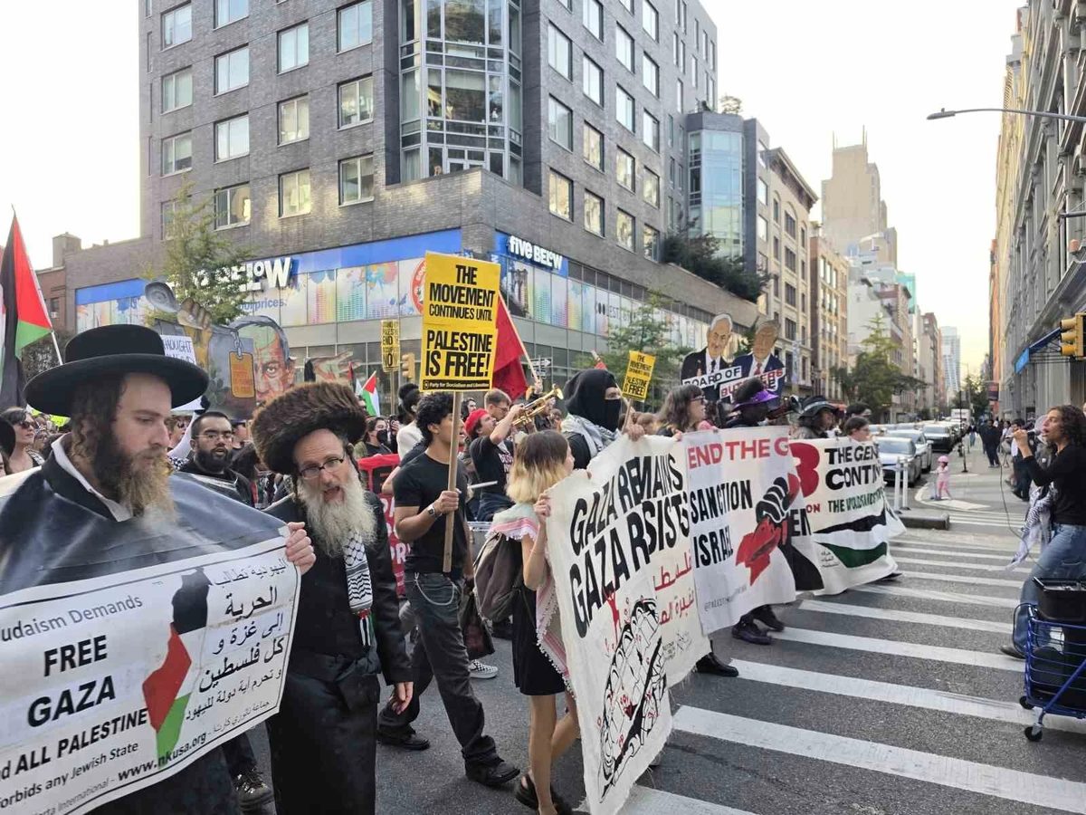 New York’ta binlerce kişi Gazze için yürüdü