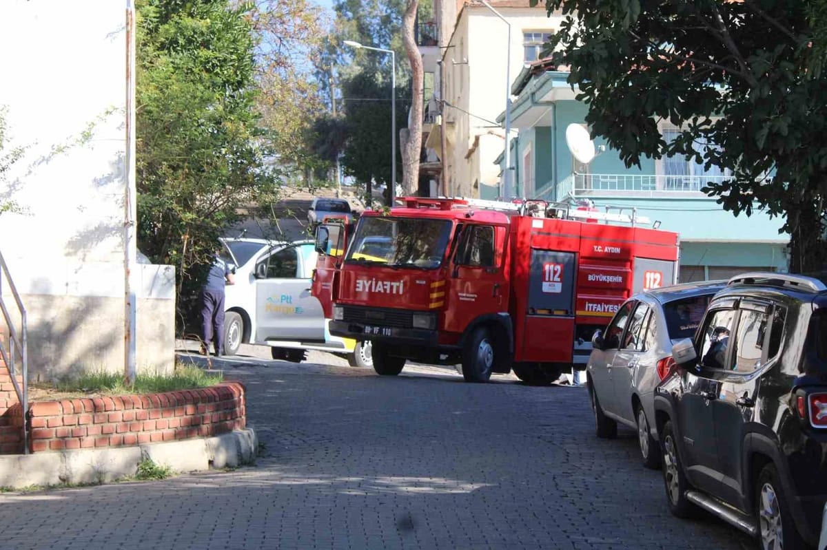 Para taşıyan araçtan dumanlar yükseldi, ekipler harekete geçti