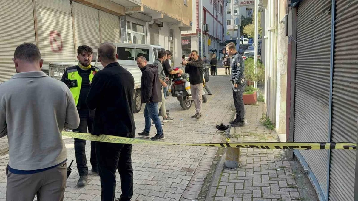 Samsun’da sokak ortasında silahlı saldırı: 1 yaralı